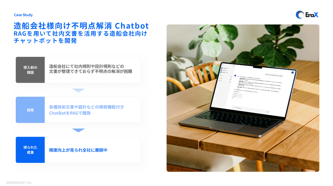 造船会社向け不明点解消ChatBot