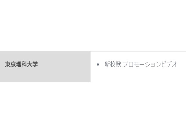 東京理科大学のプロモーション動画制作