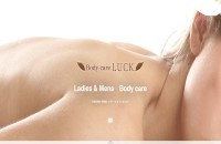 Ladies & Mens Body care　LUCKのサービスサイト制作