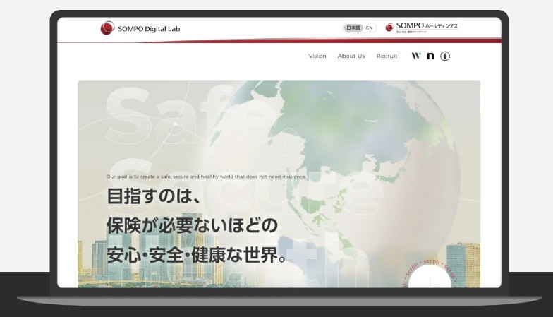 ＳＯＭＰＯホールディングス株式会社のコーポレートサイト制作（企業サイト）