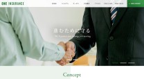 ONE INSURANCE 株式会社のコーポレートサイト制作（企業サイト）