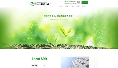 株式会社 エスアールディの多言語サイト制作