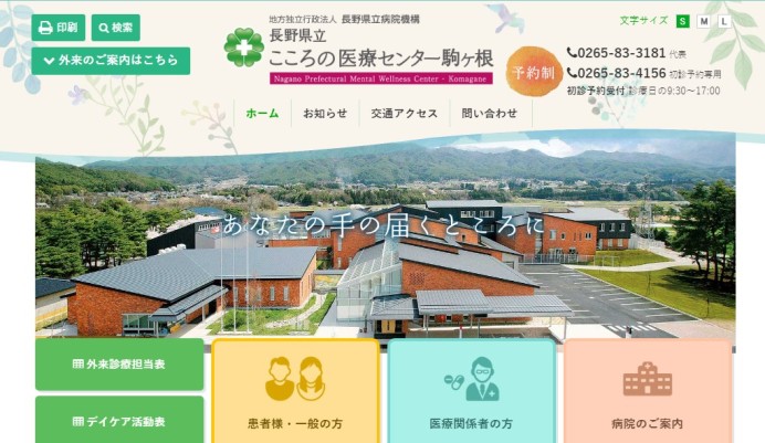 長野県立こころの医療センター駒ヶ根の医療システム開発