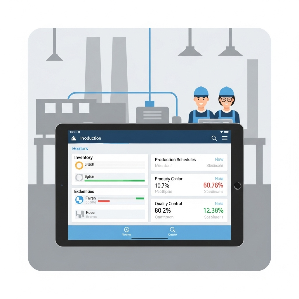 製造業：包装資材製品工場　生産管理システム構築