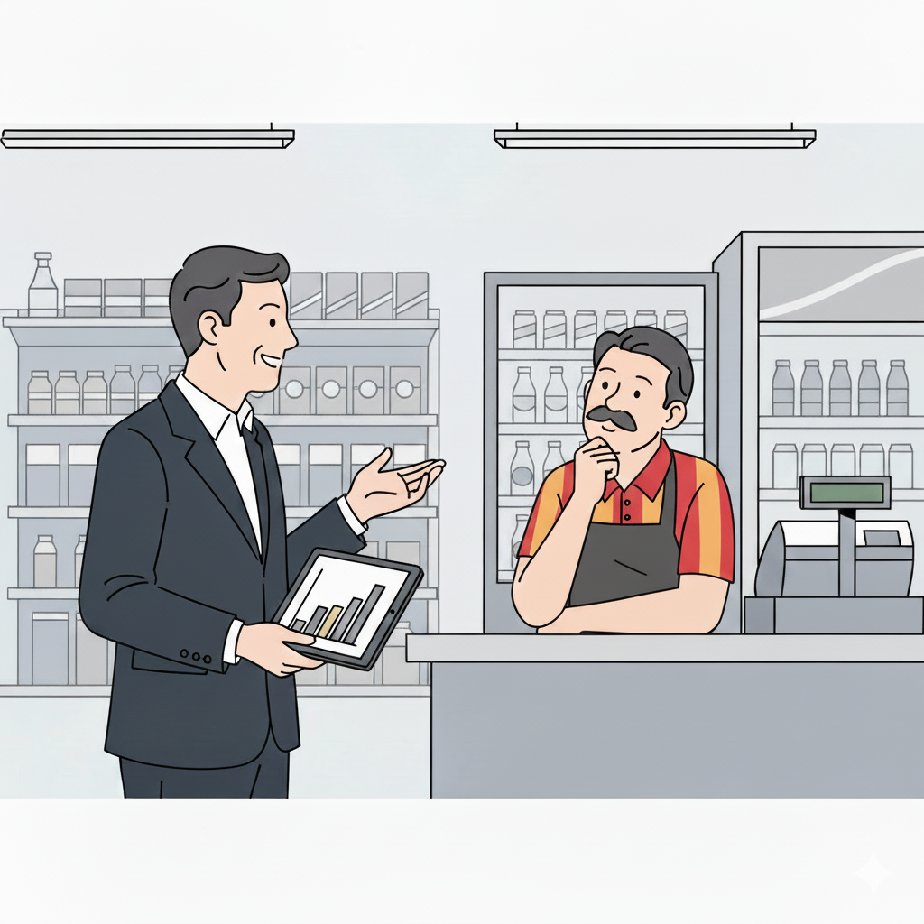 小売業：コンビニエンスストア　オーナー様カウンセリングシステム構築