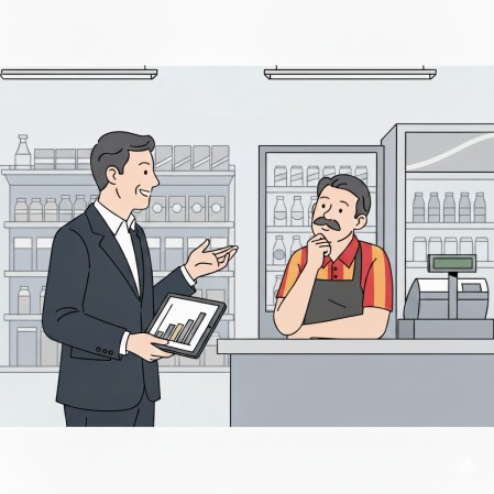 小売業：コンビニエンスストア　オーナー様カウンセリングシステム構築