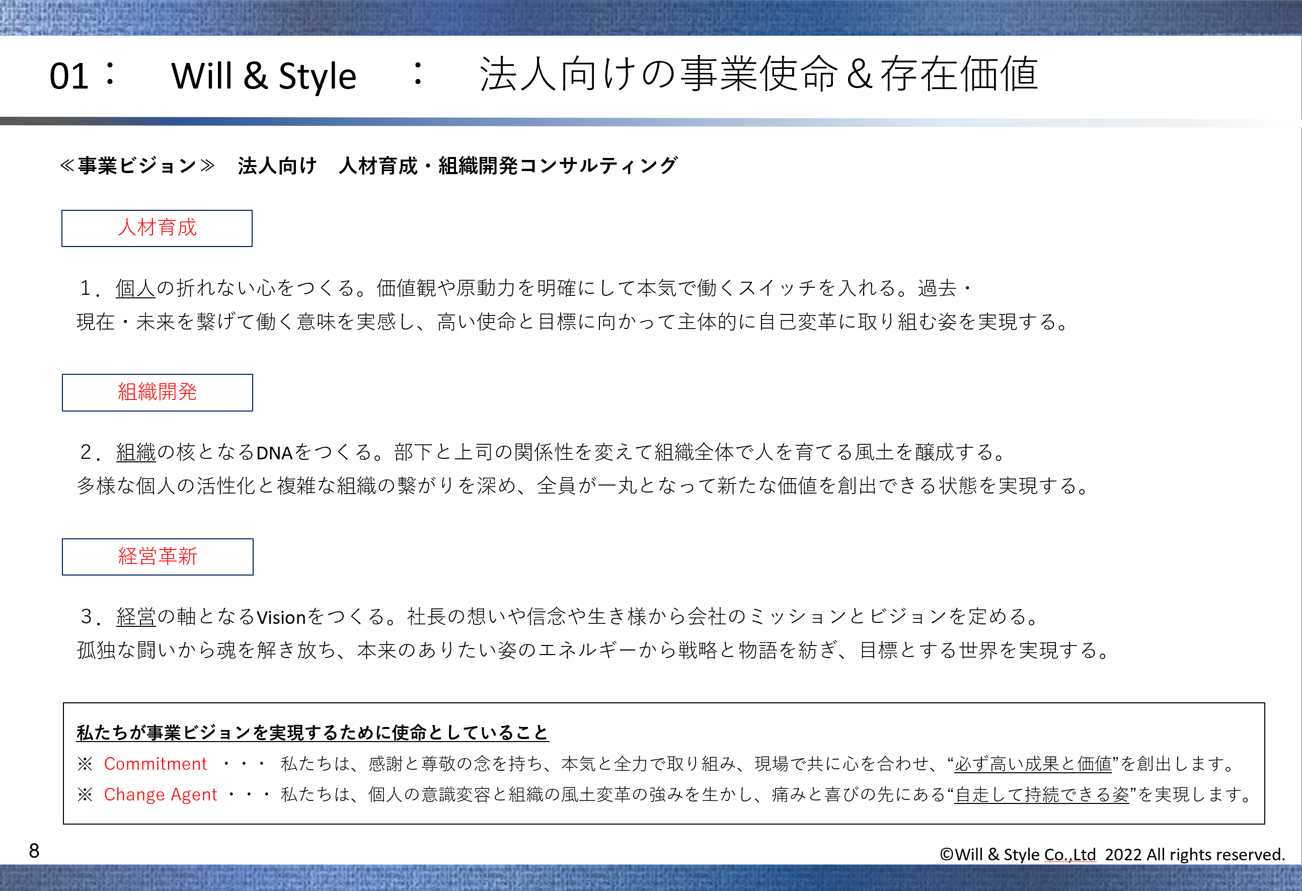 株式会社ウィルアンドスタイルの株式会社ウィルアンドスタイル:社員研修サービス