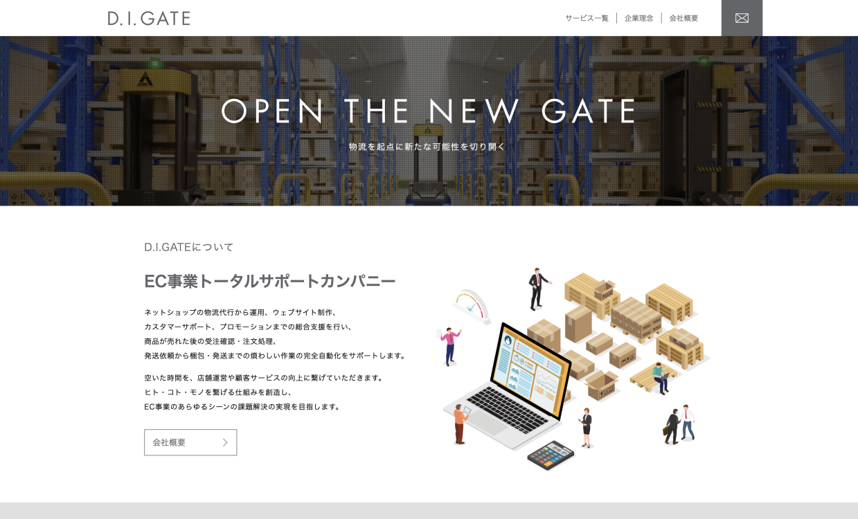 D.I.GATE株式会社の株式会社D.IGATE:オンライン秘書サービス