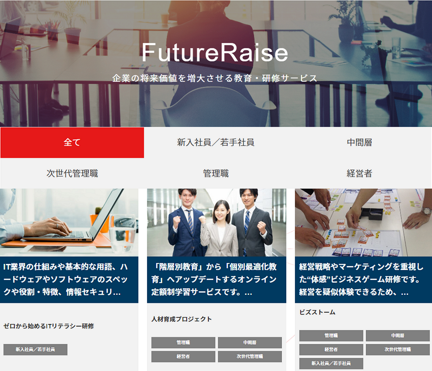 FutureRays株式会社のFutureRays株式会社:社員研修サービス